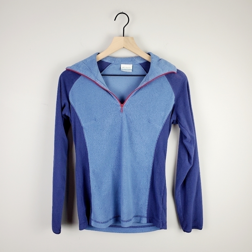 Columbia Blue Long Sleeve Quarter Zip XS